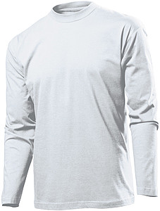 Tričko STEDMAN CLASSIC LONG SLEEVE MEN bílá L