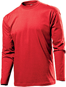 Tričko STEDMAN CLASSIC LONG SLEEVE MEN červená L