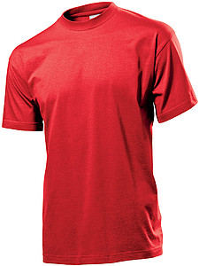 Tričko STEDMAN CLASSIC UNISEX barva červená M