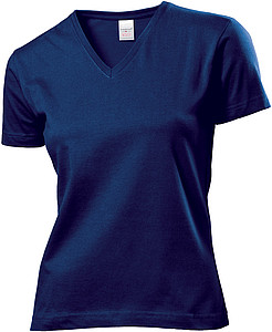 Tričko STEDMAN CLASSIC V-NECK WOMEN námořní modrá L