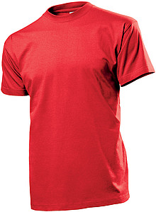 Tričko STEDMAN COMFORT MEN barva červená XXL