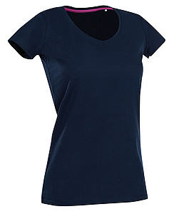 Tričko STEDMAN STARS CLAIRE V-NECK tmavě modrá M