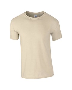 Triko GILDAN SOFTSTYLE ADULT T-SHIRT 153g, béžová, S