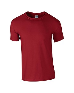 Triko GILDAN SOFTSTYLE ADULT T-SHIRT 153g, červenohnědá světlá, S