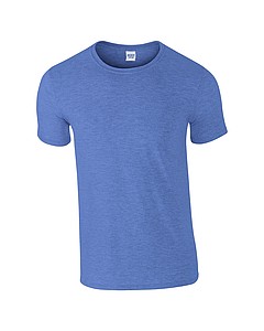 Triko GILDAN SOFTSTYLE ADULT T-SHIRT 153g, modrý melír, S