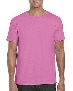 Triko GILDAN SOFTSTYLE ADULT T-SHIRT 153g, růžová, XL