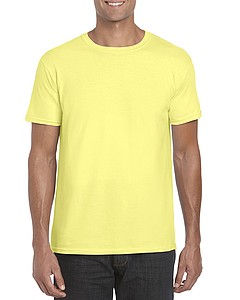 Triko GILDAN SOFTSTYLE ADULT T-SHIRT 153g, světle žlutá, S