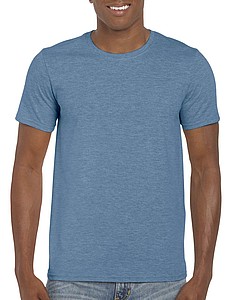 Triko GILDAN SOFTSTYLE ADULT T-SHIRT 153g, tmavě modrý melír, S