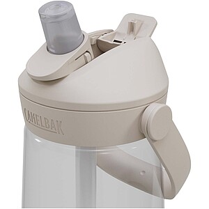 Tritanová láhev na vodu s výklopným brčkem 750ml, transparentní