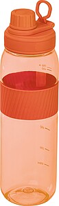 Tritanová láhev se silikonovým úchopem 750 ml, oranžová - reklamní předměty