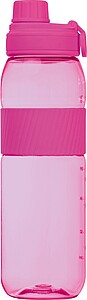 Tritanová láhev se silikonovým úchopem 750 ml, růžová