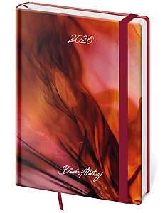 Týdenní diář A5 Vario Matragi Harmony s gumičkou 2026 - diář s vlastním potiskem