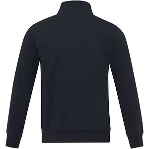 Unisex celorozepínací svetr z recyklované bavlny i polyesteru, ELEVATE GALENA, navy, vel. XXS
