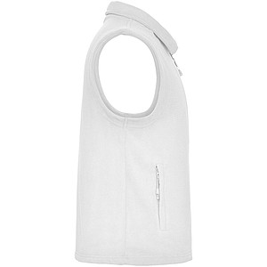 Unisex fleecová vesta, ROLY BELLAGIO, bílá, vel. 2XL