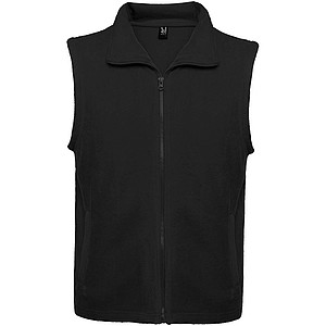Unisex fleecová vesta, ROLY BELLAGIO, černá, vel. L