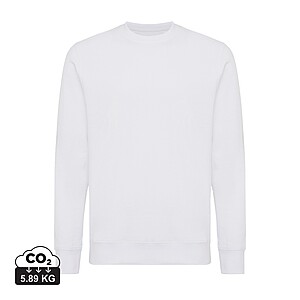Unisex mikina Iqoniq Etosha, velikost M, bílá