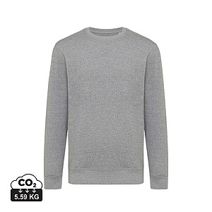 Unisex mikina Iqoniq Etosha, velikost XS, světle šedý melír