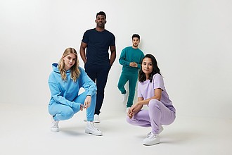 Unisex mikina Iqoniq Kruger z recyklované bavlny, černá, M