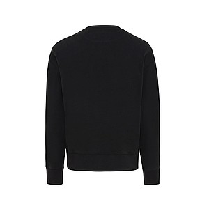 Unisex mikina Iqoniq Kruger z recyklované bavlny, černá, XXS