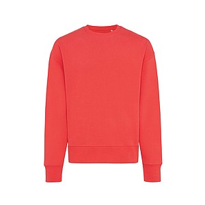 Unisex mikina Iqoniq Kruger z recyklované bavlny, červená, XXS