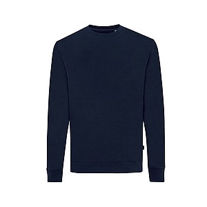 Unisex mikina Iqoniq Zion z recyklované bavlny, námořní modrá, M