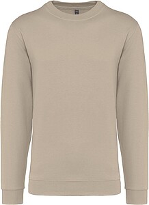 Unisex mikina KARIBAN, béžová, 3XL - potisk mikin