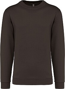 Unisex mikina KARIBAN, hnědá, XS