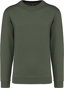 Unisex mikina KARIBAN, vojenská zelená světlá, XS