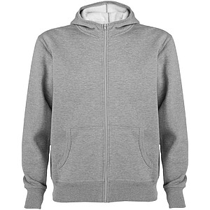 Unisex mikina s kapucí,ROLY MONTBLANC, světle šedý melír, vel. L