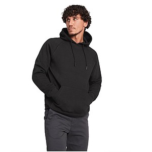 Unisex mikina s kapucí,ROLY VINSON, světle šedý melír, vel. XS