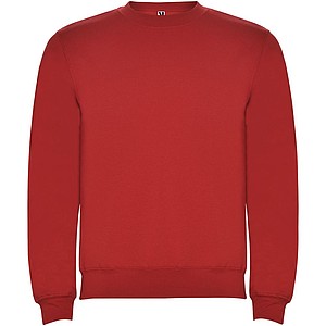 Unisex mikina s kulatým výstřihem, ROLY CLASICA, červená, vel. XS