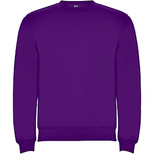 Unisex mikina s kulatým výstřihem ROLY CLASICA, fialová, XS