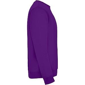 Unisex mikina s kulatým výstřihem ROLY CLASICA, fialová, XS