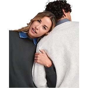 Unisex mikina s kulatým výstřihem ROLY CLASICA, nebeská modrá, M