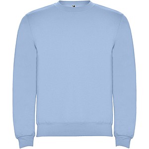 Unisex mikina s kulatým výstřihem ROLY CLASICA, nebeská modrá, XS