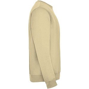 Unisex mikina s kulatým výstřihem, ROLY CLASICA, světle hnědá, vel. M