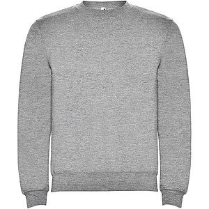 Unisex mikina s kulatým výstřihem, ROLY CLASICA, světle šedý melír, vel. XS