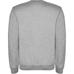 Unisex mikina s kulatým výstřihem, ROLY CLASICA, světle šedý melír, vel. XS