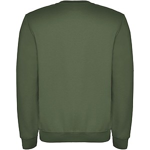 Unisex mikina s kulatým výstřihem, ROLY CLASICA, tmavá vojenská zelená, vel. XS