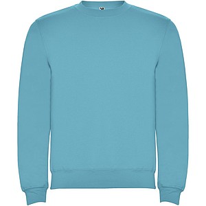 Unisex mikina s kulatým výstřihem, ROLY CLASICA, tyrkysová, vel. XS