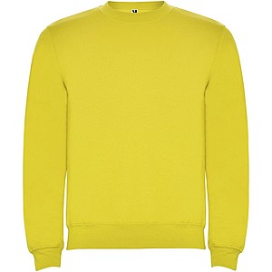 Unisex mikina s kulatým výstřihem, ROLY CLASICA, žlutá, vel. M