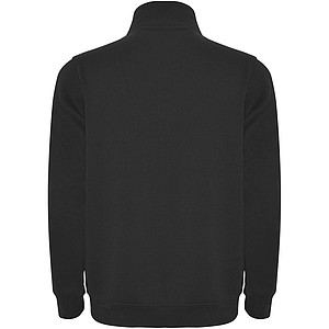 Unisex mikina se čtvrtkovým zipem, ROLY ANETO, černá, vel. M