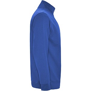 Unisex mikina se čtvrtkovým zipem, ROLY ANETO, královská modrá, vel. XL