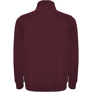 Unisex mikina se čtvrtkovým zipem, ROLY ANETO, purpurová, vel. 2XL