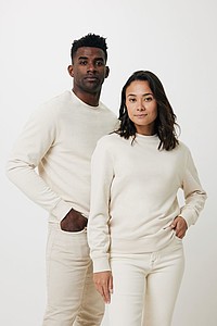 Unisex nebarvená mikina Iqoniq Denali z recyklované bavlny, béžová, L