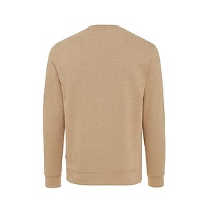 Unisex nebarvená mikina Iqoniq Denali z recyklované bavlny, hnědá, L