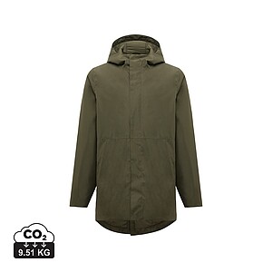 Unisex parka Iqoniq Thelon z recyklovaného polyesteru, velikost S, khaki