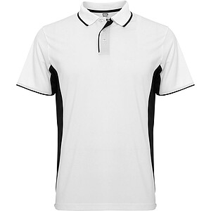 Unisex polokošile Roly Montmelo, bílá/černá, velikost XL