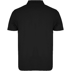 Unisex polokošile s krátkým rukávem, ROLY AUSTRAL, černá, vel. M