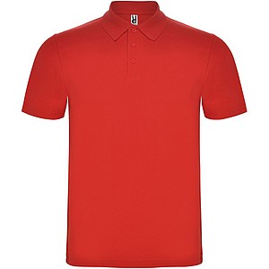 Unisex polokošile s krátkým rukávem, ROLY AUSTRAL, červená, vel. M